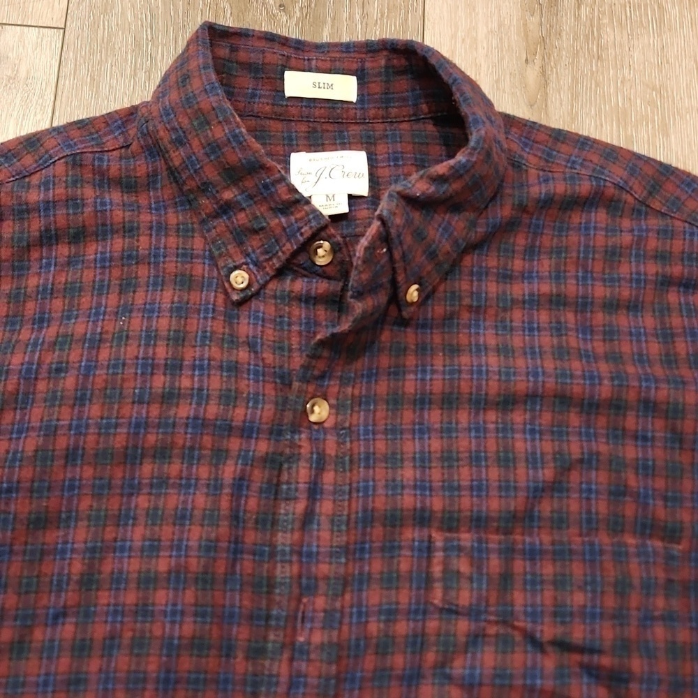 J Crew Flanel Button Up Shirt - Picture 4 of 4